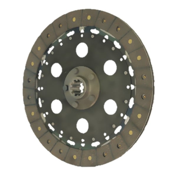 M182841 Clutch Disc Fits Massey Ferguson Tractors - 11" 10 Spline Solid Center